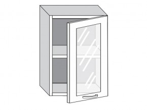 1.50.3 Шкаф настенный (h=720) на 500мм с 1-ой стекл. дверцей в Радужном - raduzhnyj.magazinmebel.ru | фото