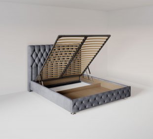 Кровать Версаль 1.4 м с подъемным механизмом в Радужном - raduzhnyj.magazinmebel.ru | фото - изображение 4