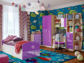 Детская комната Юниор-2 Фиолетовый металлик в Радужном - raduzhnyj.magazinmebel.ru | фото