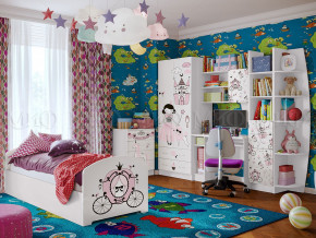 Детская комната Юниор-2 Принцесса в Радужном - raduzhnyj.magazinmebel.ru | фото