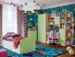 Детская комната Юниор-2 Салатовый в Радужном - raduzhnyj.magazinmebel.ru | фото