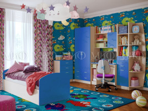 Детская комната Юниор-2 Синий в Радужном - raduzhnyj.magazinmebel.ru | фото