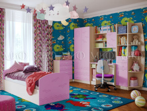 Детская комната Юниор-2 Сиреневый в Радужном - raduzhnyj.magazinmebel.ru | фото
