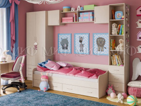 Детская комната Вега 1 Дуб беленый в Радужном - raduzhnyj.magazinmebel.ru | фото