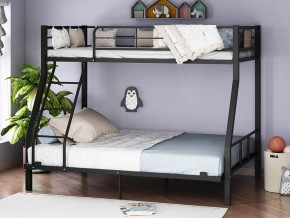 Двухъярусная кровать Гранада-1 140 черный в Радужном - raduzhnyj.magazinmebel.ru | фото