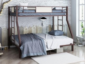 Двухъярусная кровать Гранада 140 коричневый в Радужном - raduzhnyj.magazinmebel.ru | фото
