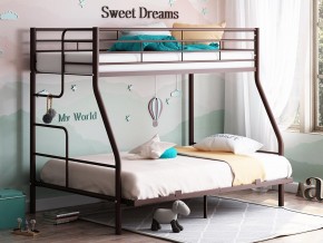 Двухъярусная кровать Гранада-3 140 коричневый в Радужном - raduzhnyj.magazinmebel.ru | фото