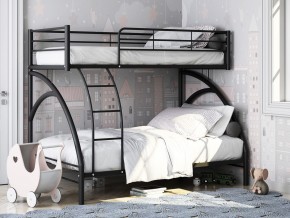 Двухъярусная кровать Виньола 2 Черная в Радужном - raduzhnyj.magazinmebel.ru | фото