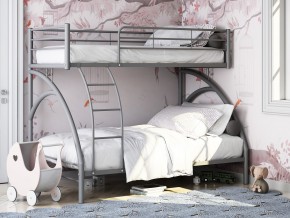 Двухъярусная кровать Виньола 2 Серая в Радужном - raduzhnyj.magazinmebel.ru | фото