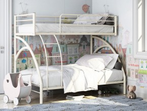 Двухъярусная кровать Виньола 2 слоновая кость в Радужном - raduzhnyj.magazinmebel.ru | фото