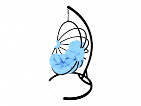 Кокон Веер без ротанга голубая подушка в Радужном - raduzhnyj.magazinmebel.ru | фото