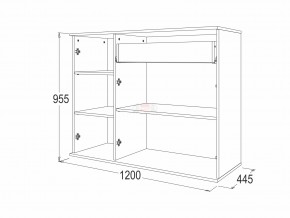 Комод 10 фант ясень анкор в Радужном - raduzhnyj.magazinmebel.ru | фото - изображение 2