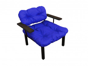 Кресло Дачное синяя подушка в Радужном - raduzhnyj.magazinmebel.ru | фото