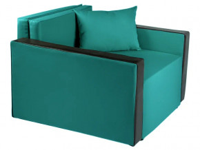 Кресло-кровать Милена с подлокотниками рогожка emerald в Радужном - raduzhnyj.magazinmebel.ru | фото - изображение 1