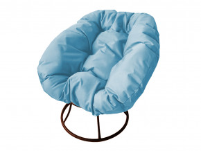 Кресло Пончик без ротанга голубая подушка в Радужном - raduzhnyj.magazinmebel.ru | фото - изображение 1