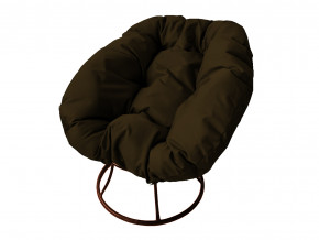 Кресло Пончик без ротанга коричневая подушка в Радужном - raduzhnyj.magazinmebel.ru | фото - изображение 1