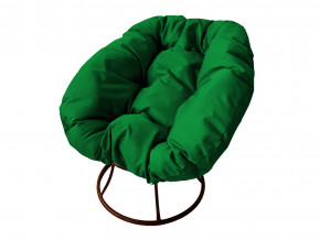 Кресло Пончик без ротанга зелёная подушка в Радужном - raduzhnyj.magazinmebel.ru | фото - изображение 1