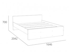 Кровать 1600 НМ 011.53 Симпл Белый Фасадный в Радужном - raduzhnyj.magazinmebel.ru | фото - изображение 4
