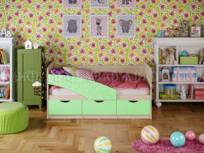 Кровать Бабочки 1600 Салатовый в Радужном - raduzhnyj.magazinmebel.ru | фото - изображение 1