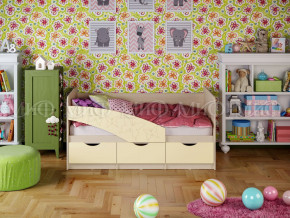 Кровать Бабочки 1600 Ваниль в Радужном - raduzhnyj.magazinmebel.ru | фото