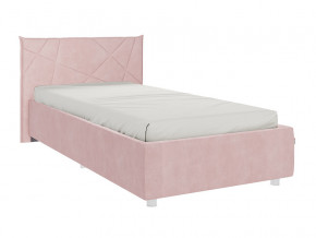 Кровать Бест 900 велюр нежно-розовый в Радужном - raduzhnyj.magazinmebel.ru | фото