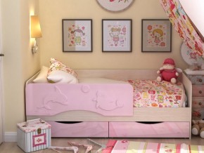 Кровать детская Алиса КР 812 розовая 1600 в Радужном - raduzhnyj.magazinmebel.ru | фото - изображение 1