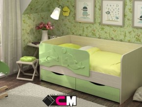 Кровать детская Алиса КР 812 зеленая 1600 в Радужном - raduzhnyj.magazinmebel.ru | фото - изображение 1