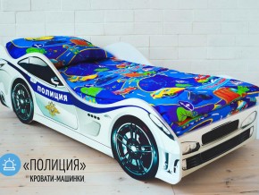 Кровать детская машина Полиции в Радужном - raduzhnyj.magazinmebel.ru | фото