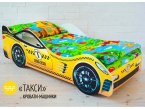 Кровать детская машина Такси в Радужном - raduzhnyj.magazinmebel.ru | фото - изображение 1