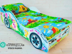 Кровать детская машинка Принцесса в Радужном - raduzhnyj.magazinmebel.ru | фото