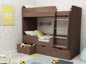 Кровать двухъярусная Малыш двойняшка бодега в Радужном - raduzhnyj.magazinmebel.ru | фото
