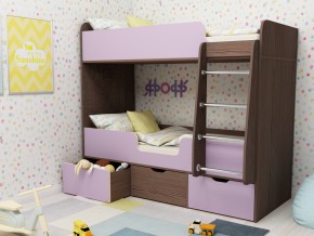 Кровать двухъярусная Малыш двойняшка бодега-ирис в Радужном - raduzhnyj.magazinmebel.ru | фото