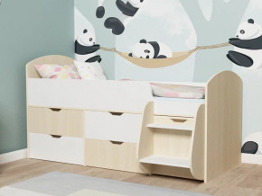 Кровать Малыш-7 Дуб-Белое дерево в Радужном - raduzhnyj.magazinmebel.ru | фото - изображение 1