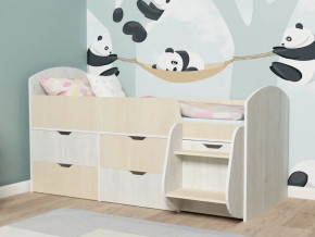 Кровать Малыш-7 Винтербер-Дуб в Радужном - raduzhnyj.magazinmebel.ru | фото - изображение 1