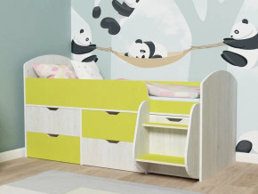 Кровать Малыш-7 Винтербер-Лайм в Радужном - raduzhnyj.magazinmebel.ru | фото