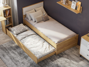 Кровать одинарная Милан выкатная с настилом в Радужном - raduzhnyj.magazinmebel.ru | фото