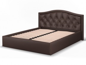 Кровать подъемная Стелла 1400 коричневая в Радужном - raduzhnyj.magazinmebel.ru | фото