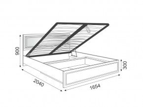 Кровать с мягкой спинкой Беатрис 11 Дуб млечный в Радужном - raduzhnyj.magazinmebel.ru | фото - изображение 2