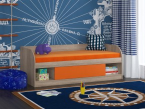 Кровать Соня 4 сонома-оранжевый в Радужном - raduzhnyj.magazinmebel.ru | фото