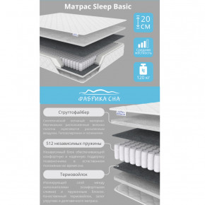 Матрас Sleep Basic шириной 1200 мм в Радужном - raduzhnyj.magazinmebel.ru | фото - изображение 2