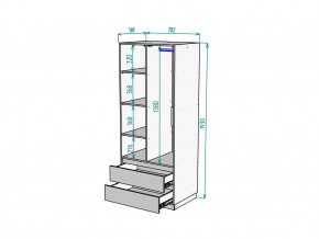 Шкаф Malta light H297 Белый в Радужном - raduzhnyj.magazinmebel.ru | фото - изображение 2