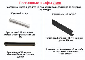 Шкаф с 1 ящиком со штангой Экон ЭШ1-РП-19-4-R-1я с зеркалом в Радужном - raduzhnyj.magazinmebel.ru | фото - изображение 2