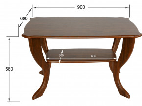 Стол журнальный Маэстро СЖ-01 орех в Радужном - raduzhnyj.magazinmebel.ru | фото - изображение 2